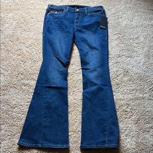 Women's Blue Flared Jeans